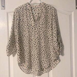 Leopard 3/4 Lush Blouse. Perfect for fall!